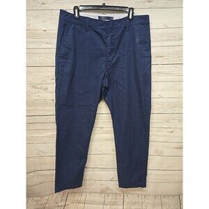 Polo Ralph Lauren Pants Men's Size 36x27 Chinos Flat Front Navy Blue‎ Cotton